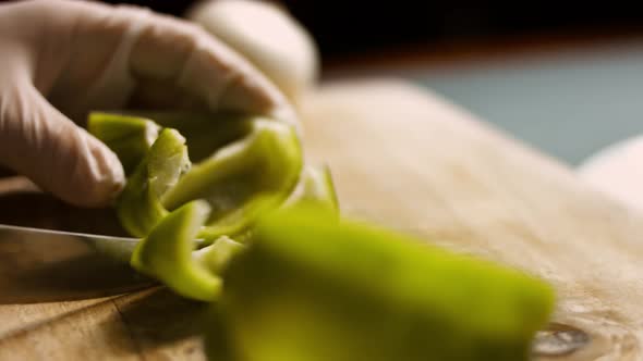 Woman's Hands Pouring Honey and Mustard on Roasted Duck alt