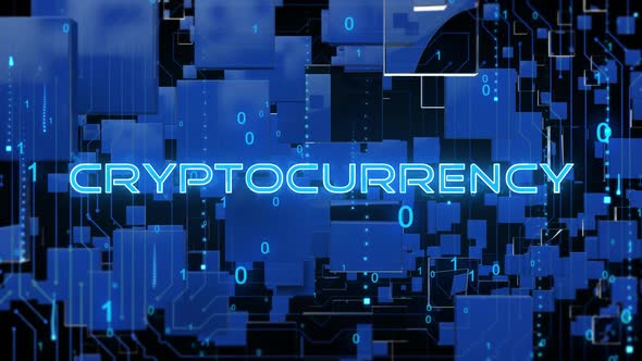 Cryptocurrency Background With Alpha