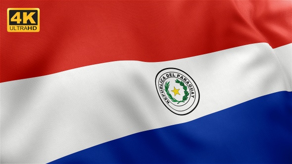 Paraguay Flag - 4K alt