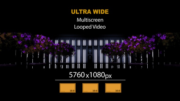 UltraWide HD Gothic Garden Hall 03 alt