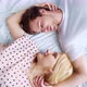 Young Lovers Lying in Bed Face to Face Bonding - VideoHive Item for Sale