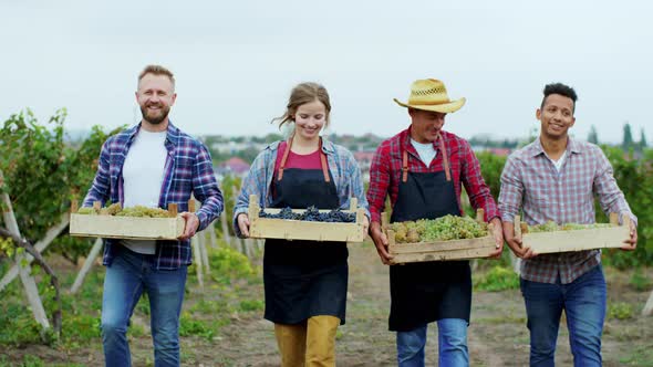 Walking in Front of the Camera Charismatic Smiling alt