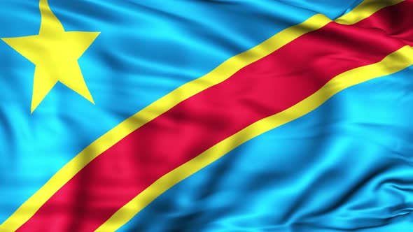 Democratic Republic of the Congo Flag alt