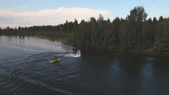 Fly Board Rider on the River alt