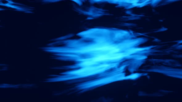 Seamless Loop of Rotation Flying Through Glowing Nebula