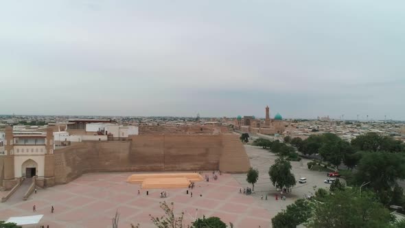 Old City of Bukhara Panorama alt