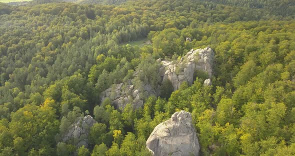 Dovbush Rocks in Bubnyshche - a Legendary Place, the Ancient Cave Monastery in Fantastic Boulders