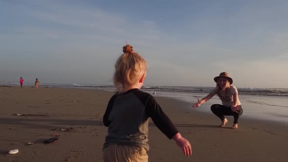 Beach Family Joy