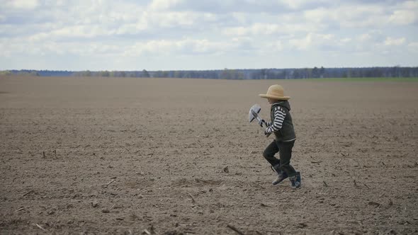The Boy Runs Across the Field alt