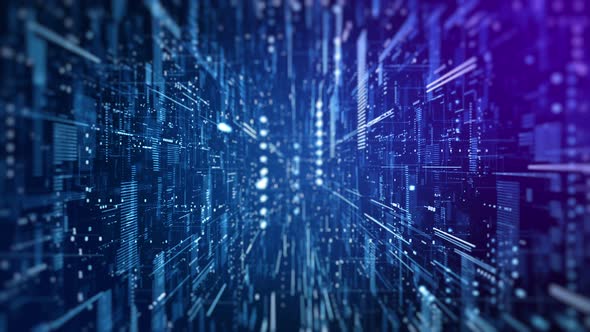 Digital Cyberspace Seamless Loop 4 K 01108 alt