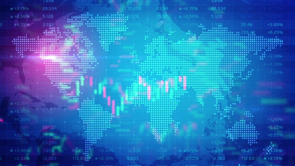 Digital Stock Graph Abstract Background alt