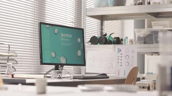 Workplace of Chemist in Laboratory alt