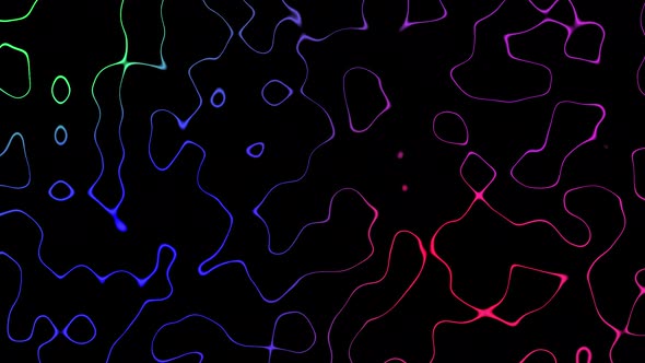 Abstract Background Colourful Neon Lines