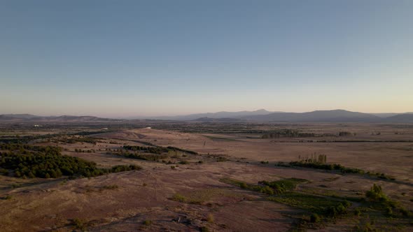 Drone view of a beautiful landscape. alt