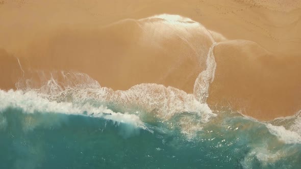 White Sand Beach Waves