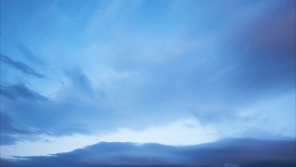 Clouds After a Storm at Dusk