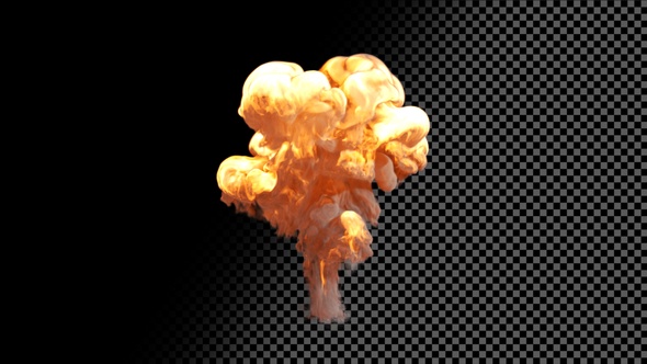 Small Puffy Explosion with Alpha