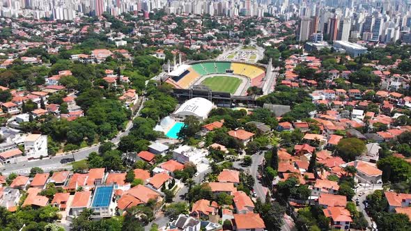 The Pacaembu Stadium, Sao Paulo, Brazil