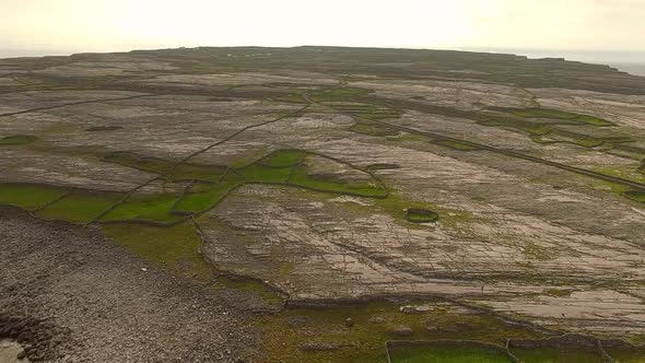 Inish Mor Aerial Side View Rugged Landscape alt