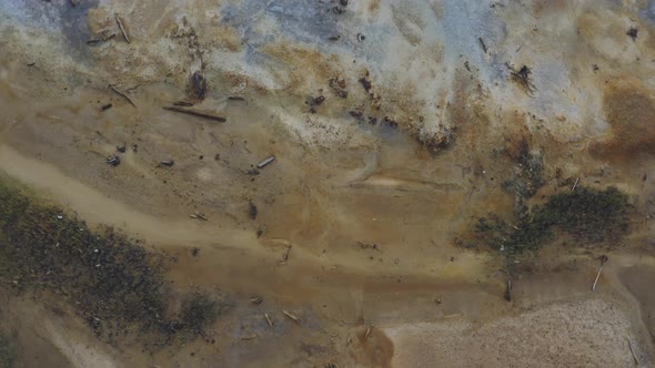 A Yellowgray Land Affected By an Ecological Disaster alt