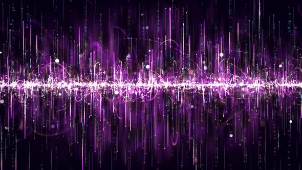 Abstract Purple Particle Polar Light Confetti and Glitter