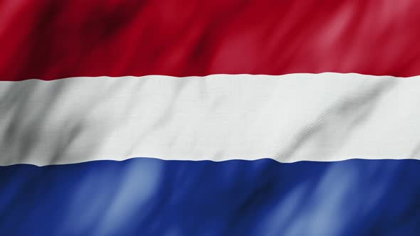 4k Flag of Netherlands