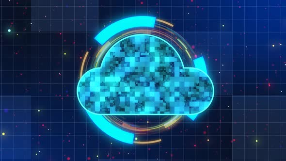 Animated Digital Cloud Computing
