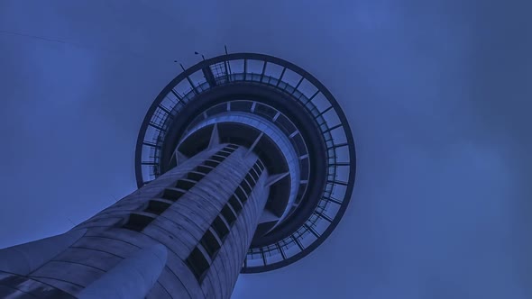 Auckland night cityscape timelapse alt