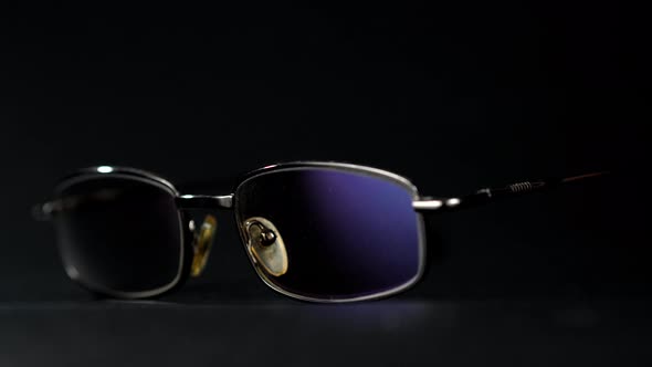 Fashion Eyeglasses Isolated on White alt