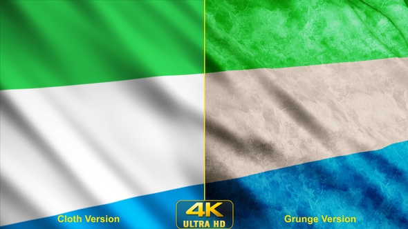 Sierra Leone Flags alt