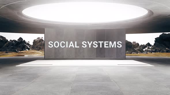 Futuristic Room Social Systems