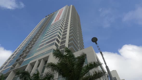 Low angle view of a tall building alt