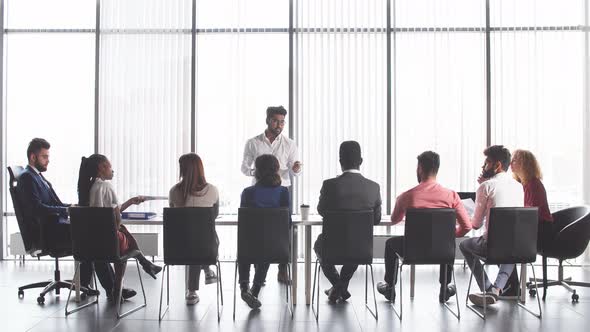 Indian Young Business Mentor Conducting a Business Training alt