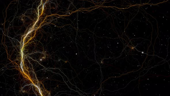 Flying Through Space. Starry outer space background texture alt