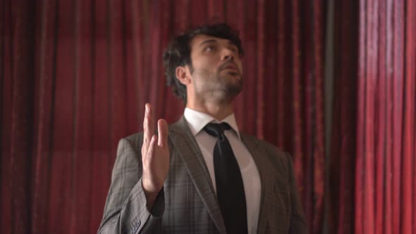 The Man is Dancing Like a Robot alt