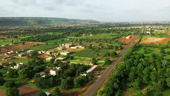 Africa Mali Village Aerial View 7