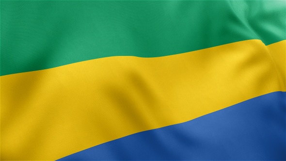 Gabon Flag alt