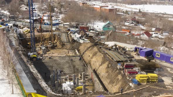 Initial Stage of Building Construction alt