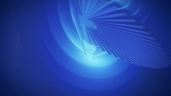 Blue Abstract Swirl Background 4K