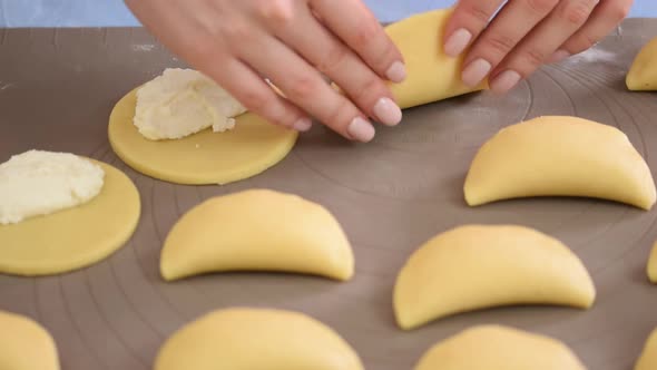 Process of Making Homemade Cookies with Cottage Cheese