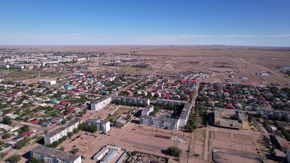The Small Town of Balkhash is a View From a Drone alt