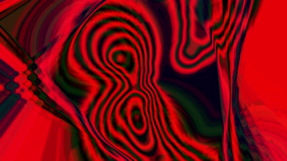 Zebra red and black contour pattern rotation animation alt
