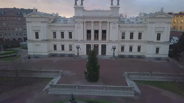 Lund University Building Aerial View