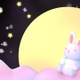 Rabbit And Full Moon - VideoHive Item for Sale