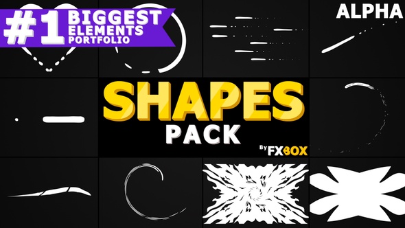 Cartoon Shapes Pack | Motion Graphics Pack