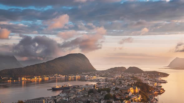 4K Alesund, Norway Amazing Timelapse Time Lapse