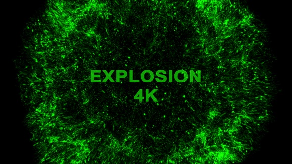 Particle Explosion 4K