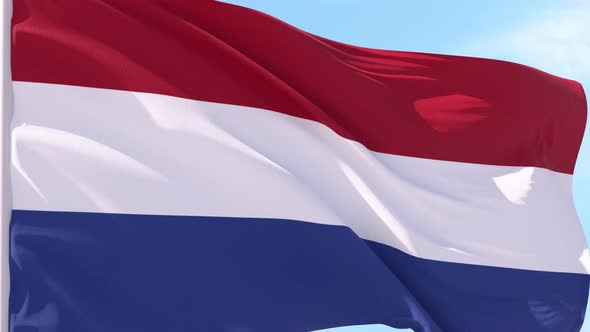 Nederland Flag Looping Background