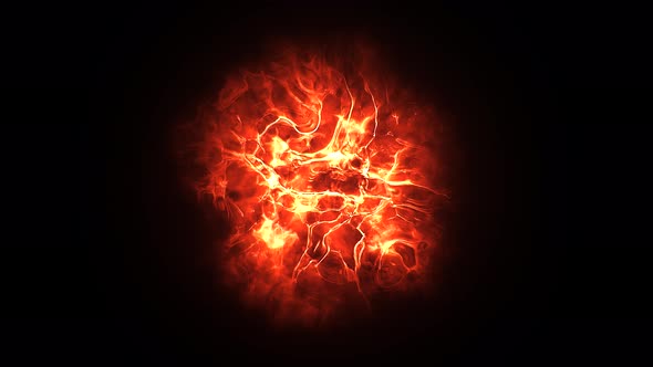 Burning Fire Abstract Animation