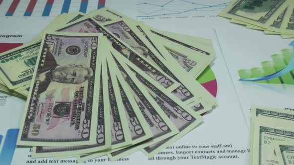 Financial Profit And Business Graphs Of A Modern Successful Company alt